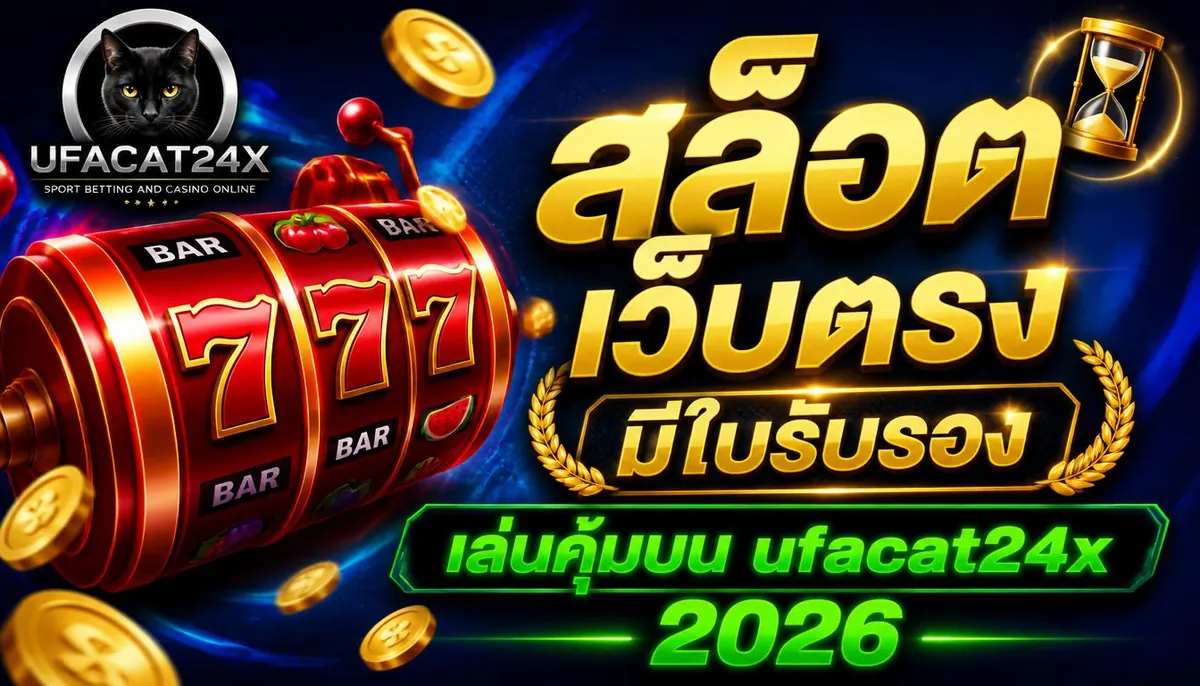 สล็อตเว็บตรงมีใบรับรอง เล่นคุ้มบน ufacat24x 2026